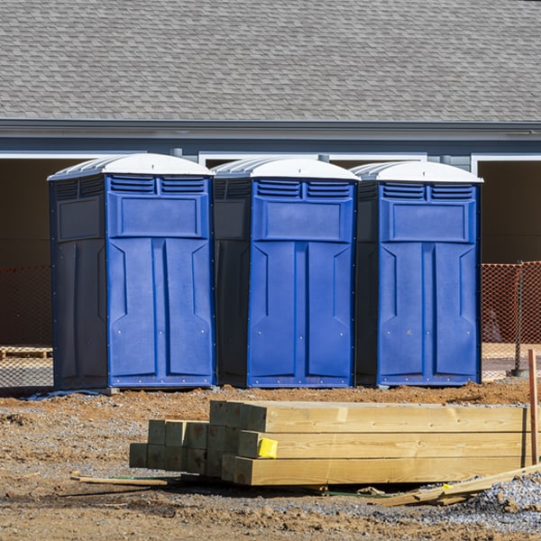 what is the maximum capacity for a single porta potty in Westville NJ